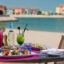 Marsa Malaz Kempinski beach dining