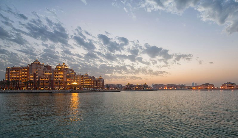 Marsa Malaz Kempinski sunrise exterior